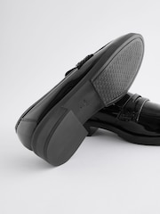 črna - Usnje Forever Comfort® Round Toe mokasini - Slika 9 iz 10