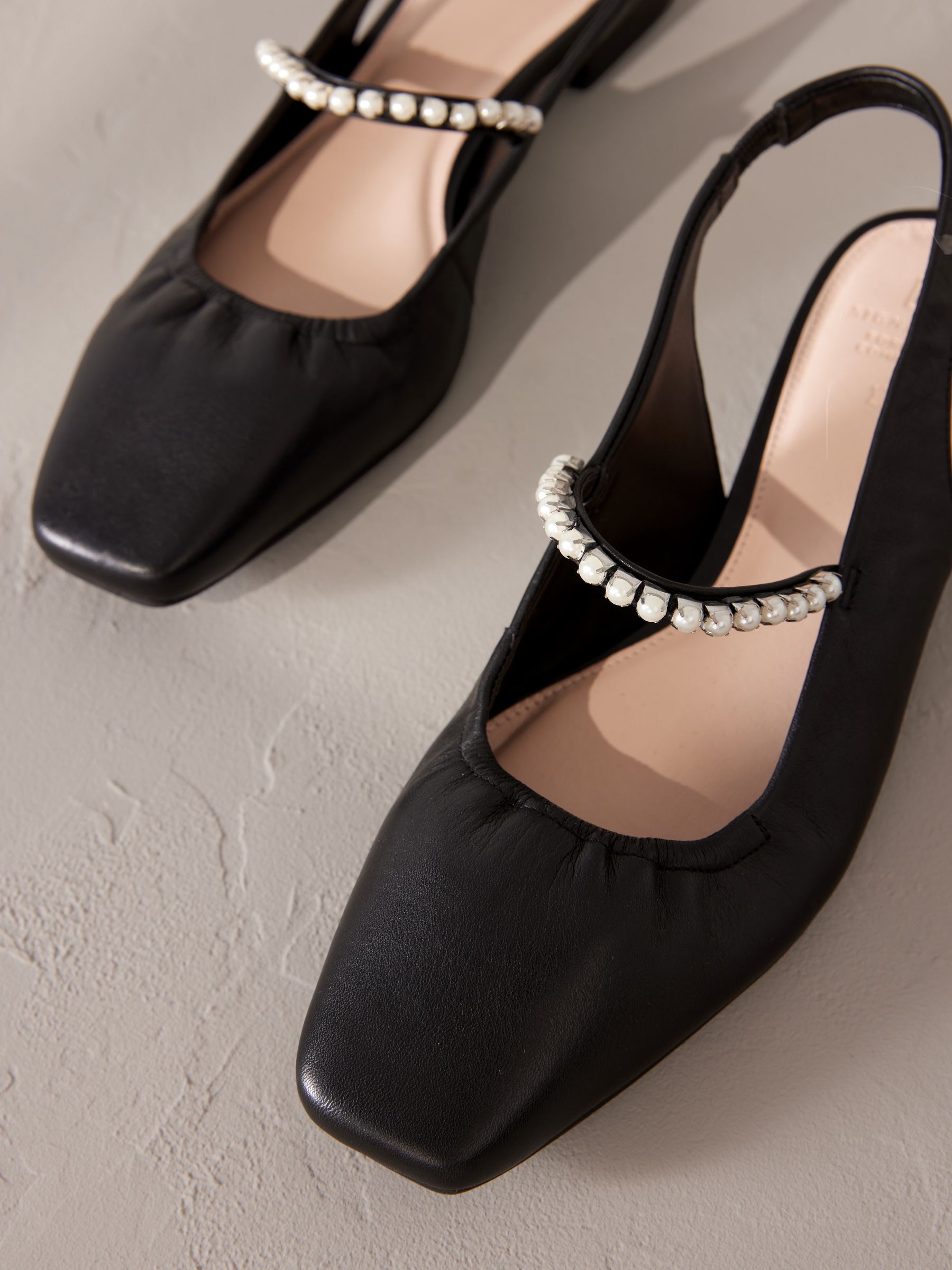Women's ECCO® Modtray Leather Slingback | Black