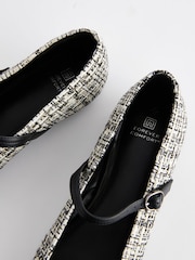 Blue & White Standard/Wide Fit Forever Comfort® Square Toe Mary Jane Shoes - Image 9 of 9