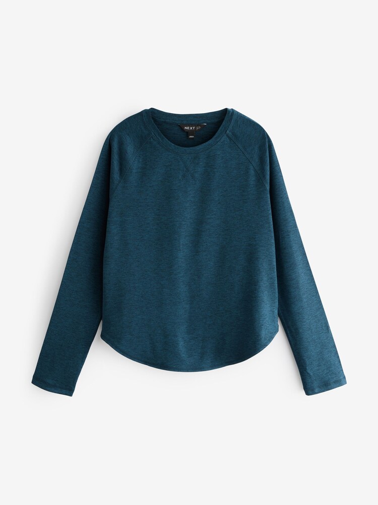 Teal Blue Long Sleeve T-Shirt - Image 1 of 1