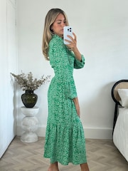 Style Cheat Elena Gestuftes Hemdkleid in Midilänge - Bild 2 von 4