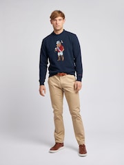 U.S. Polo Assn. Blue Mens Chuck Crew Sweatshirt - Image 3 of 9