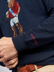 U.S. Polo Assn. Blue Mens Chuck Crew Sweatshirt - Image 5 of 9