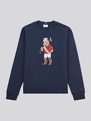 U.S. Polo Assn. Blue Mens Chuck Crew Sweatshirt - Image 6 of 9