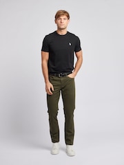 U.S. Polo Assn. Green Core 5 Pocket Mens Trousers - Image 4 of 9