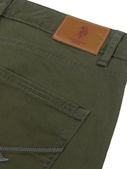 U.S. Polo Assn. Green Core 5 Pocket Mens Trousers - Image 9 of 9