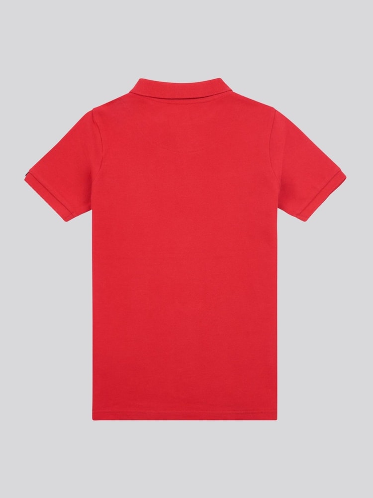 U.S. Polo Assn. Red Double Horsemen Polo Shirt - Image 6 of 8