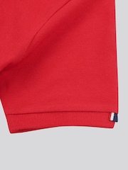 U.S. Polo Assn. Red Boys Double Horsemen 100% Cotton Polo Shirt - Image 8 of 8