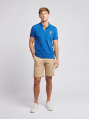 Темно-синий - US Polo Assn. Мужская футболка-поло классического кроя из 100% хлопка пике Player 3 - Image 3 of 8