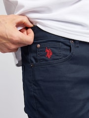 U.S. Polo Assn. Blue Core 5 Pocket Mens Trousers - Image 4 of 4