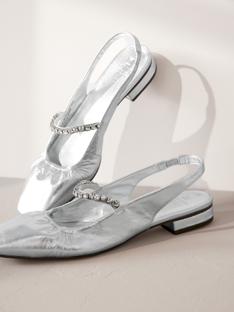 Hopea - Signature Leather Square Toe Slingback-kenkä Mary Janes Kengät - Kuva 9 / 9