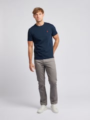 U.S. Polo Assn. Grey Core 5 Pocket Mens Trousers - Image 3 of 8