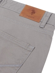 U.S. Polo Assn. Grey Core 5 Pocket Mens Trousers - Image 8 of 8