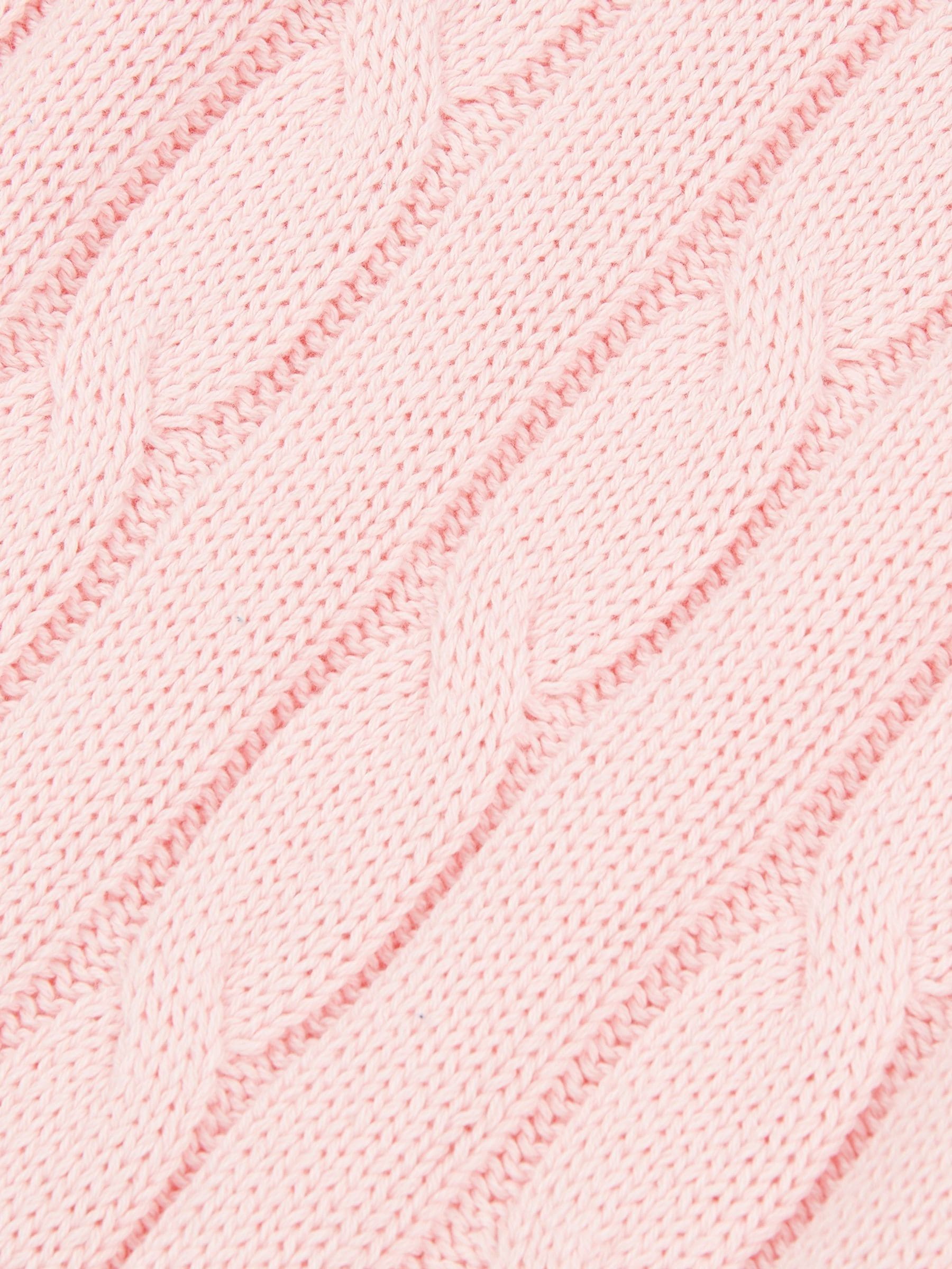 Buy U.S. Polo Assn. Pink Womens V-Neck Cable Knit Jumper Buy U.S. Polo Assn. Pink Womens V-Neck Cable Knit Jumper