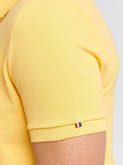 U.S. Polo Assn. Yellow Regular Fit Mens Player 3 Pique 100% Cotton Polo Shirt - Image 6 of 9