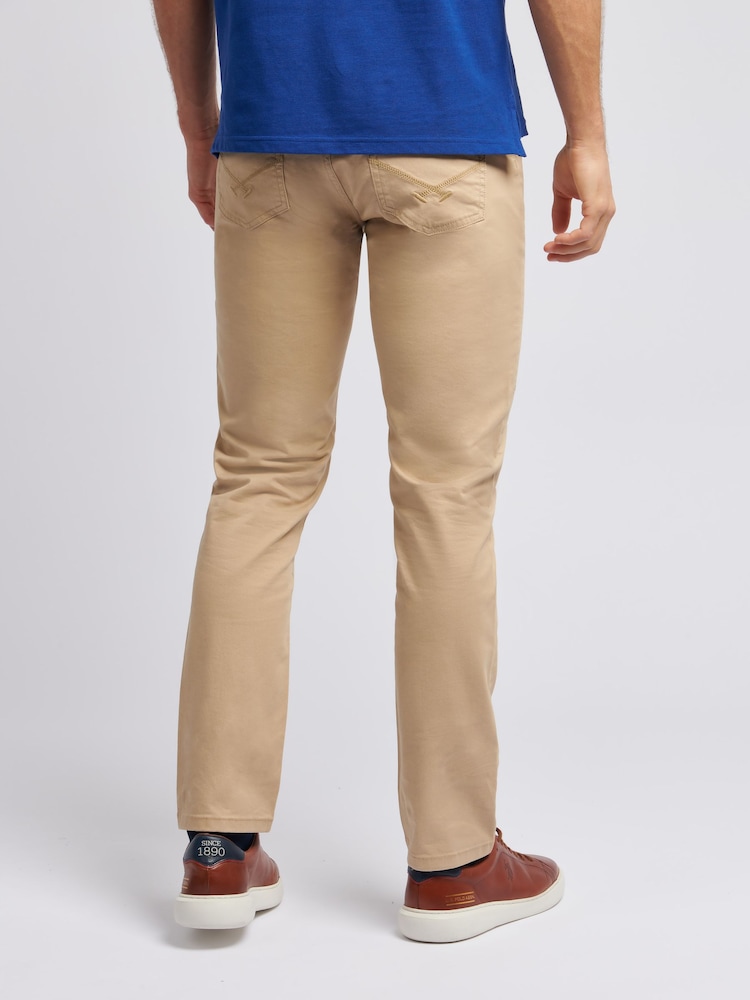 U.S. Polo Assn. Brown Core 5 Pocket Mens Trousers - Image 2 of 8