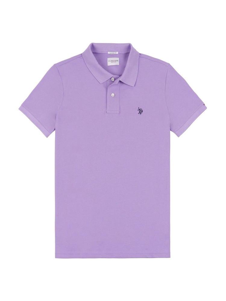 Lilla - U.S. Polo Assn. Normal pasform Pique 100% Bomuld Polo-skjorter - Image 7 of 9