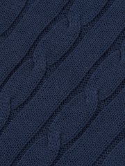 Mornarsko modra - U.S. Polo Assn. Ženske okrogel ovratnik; z okroglim ovratnikom Cable Knit Rožnata pulover - Slika 9 iz 9