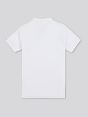 U.S. Polo Assn. White Boys Double Horsemen 100% Cotton Polo Shirt - Image 8 of 10