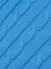 modra - U.S. Polo Assn. Ženske okrogel ovratnik; z okroglim ovratnikom Cable Knit Rožnata pulover - Slika 9 iz 9
