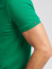 Зеленый - US Polo Assn. Мужская футболка-поло классического кроя из 100% хлопка пике Player 3 - Image 5 of 8