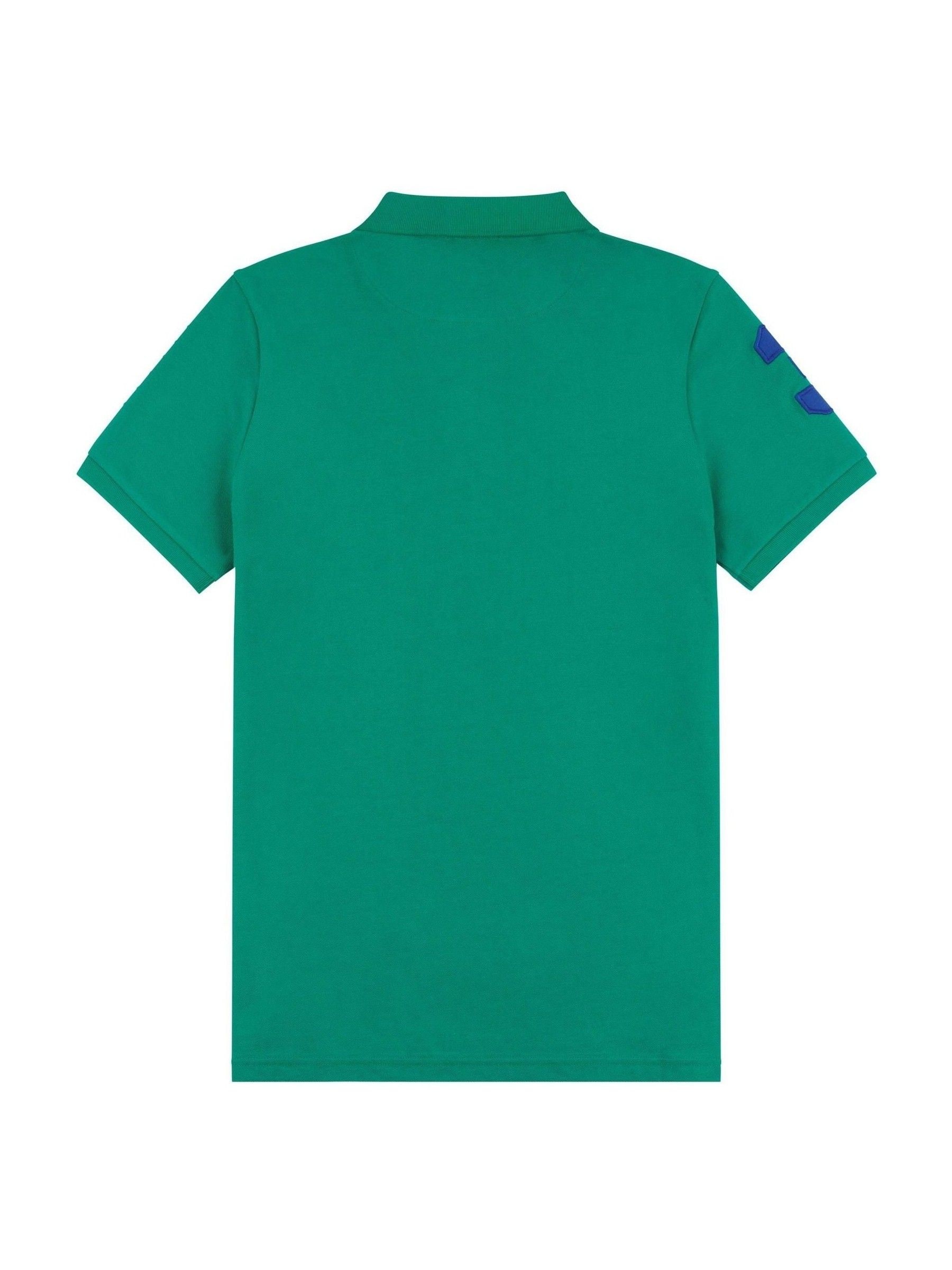 【即出荷】 Buy Pique 3 Player Mens Fit Regular Green Assn. Polo U.S. 文字、ロゴ