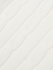 Bela - U.S. Polo Assn. Ženske okrogel ovratnik; z okroglim ovratnikom Cable Knit Rožnata pulover - Slika 9 iz 9