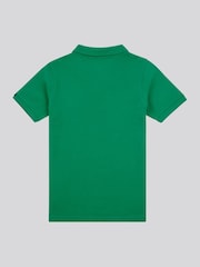 U.S. Polo Assn. Green Boys Double Horsemen 100% Cotton Polo Shirt - Image 6 of 8