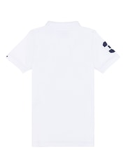 Белый - US Polo Assn. Футболка-поло для мальчиков 100% хлопок, игрок 3 - Изображение 6 из 7