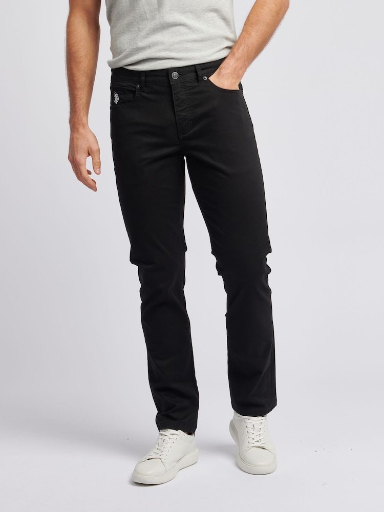 U.S. Polo Assn. Black Core 5 Pocket Mens Trousers - Image 1 of 5