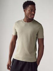 Green Slim Fit 100% Cotton Underwear T-Shirts 5 Pack - Image 7 of 17