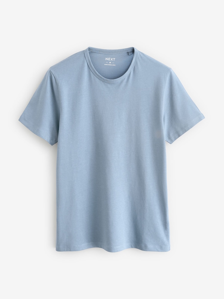 Bleu mixte - Ajustement régulier - Lot de 100t-shirts superposés en coton 5 - Image 10 of 14