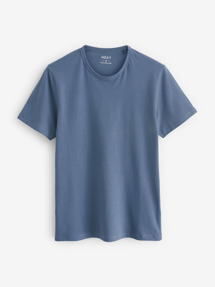 Bleu mixte - Ajustement régulier - Lot de 100t-shirts superposés en coton 5 - Image 11 of 14