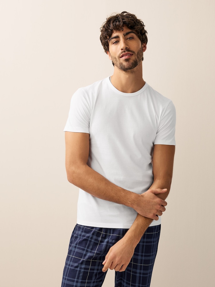 Bleu mixte - Ajustement régulier - Lot de 100t-shirts superposés en coton 5 - Image 3 of 14