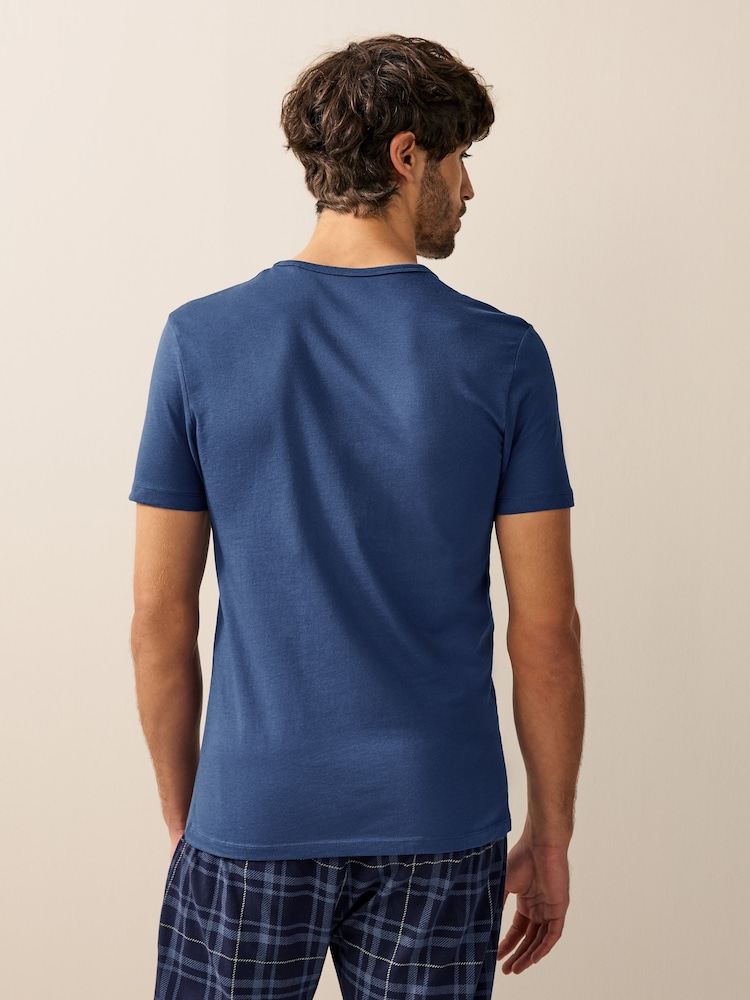 Bleu mixte - Ajustement régulier - Lot de 100t-shirts superposés en coton 5 - Image 5 of 14