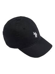 U.S. Polo Assn. Black Boys Washed 100% Cotton Canvas Cap - Image 1 of 2