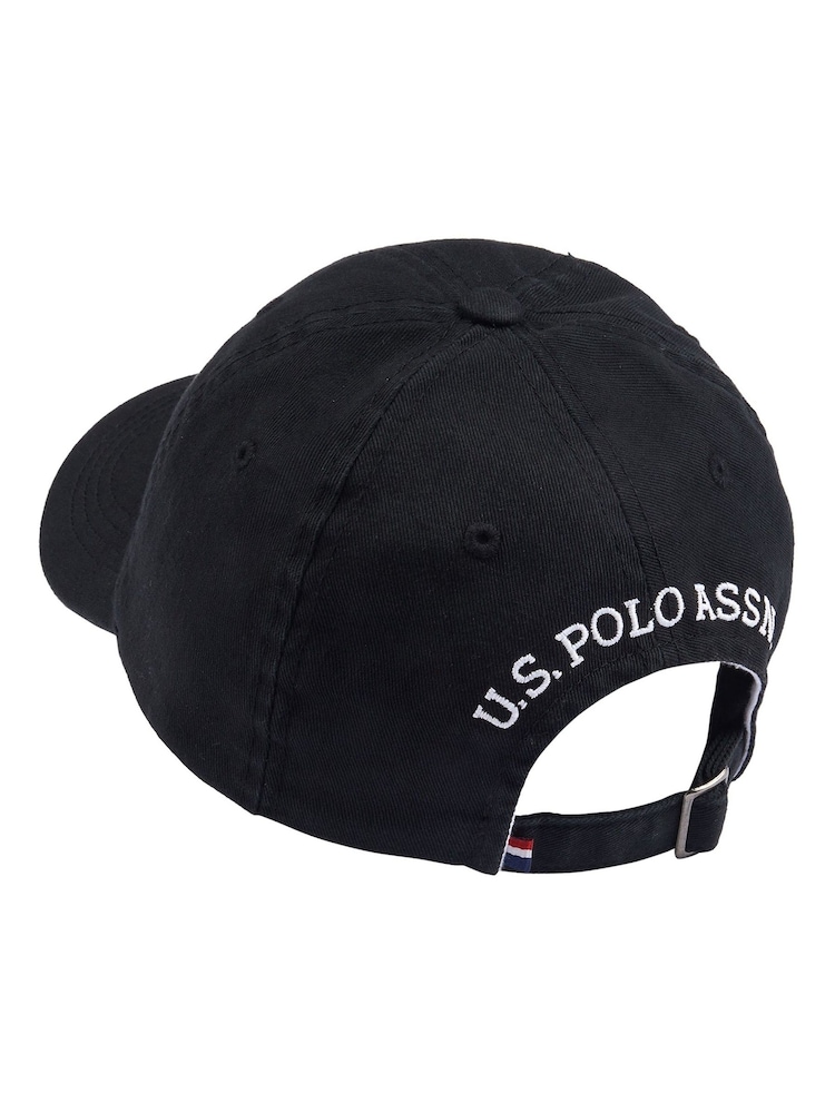 U.S. Polo Assn. Black Boys Washed 100% Cotton Canvas Cap - Image 2 of 2