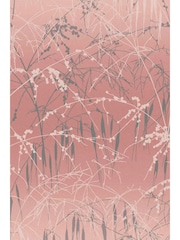Clarissa Hulse Shell Pewter Meadow Grass 10M Wallpaper - Image 2 of 3