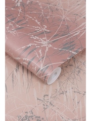 Clarissa Hulse Shell Pewter Meadow Grass 10M Wallpaper - Image 3 of 3