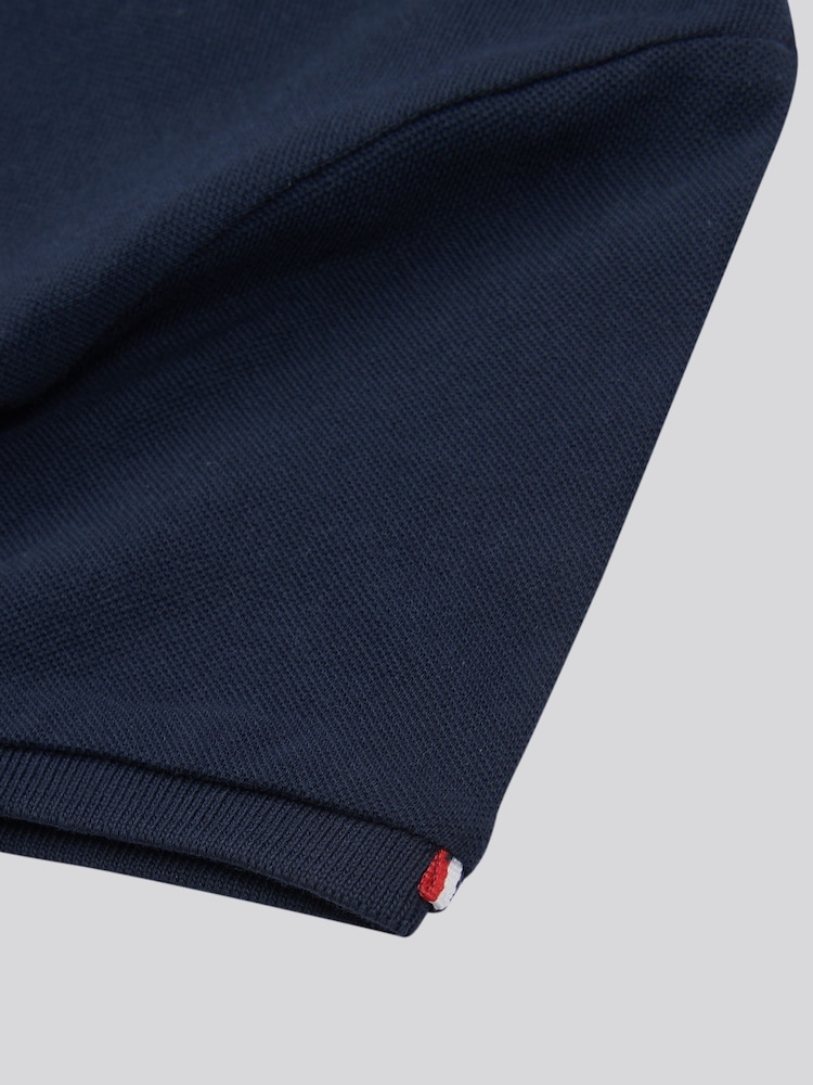 U.S. Polo Assn. Light Blue Boys Double Horsemen 100% Cotton Polo Shirt - Image 9 of 9