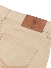 U.S. Polo Assn. Brown Boys Core 5 Pocket Trousers - Image 8 of 8