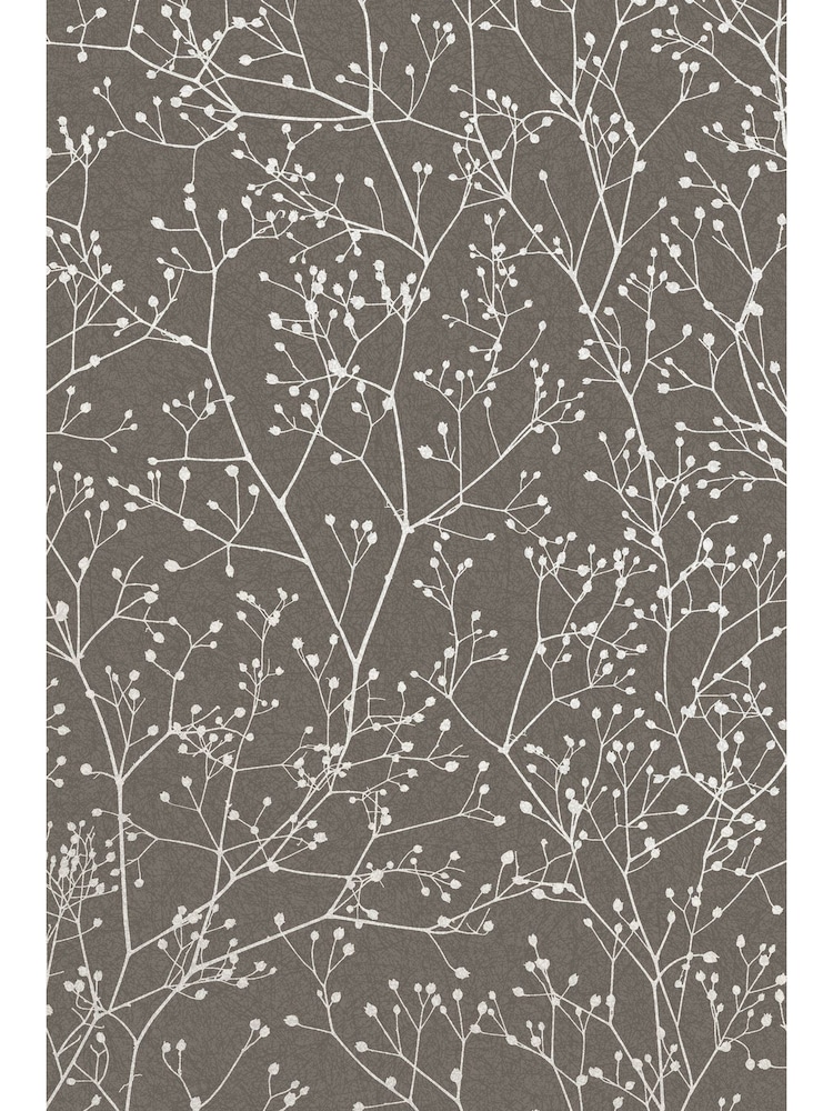 Clarissa Hulse Silver Gypsophila 10M Wallpaper - Image 2 of 4