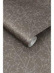 Clarissa Hulse Silver Gypsophila 10M Wallpaper - Image 3 of 4