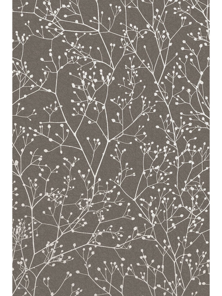 Clarissa Hulse Silver Gypsophila 10M Wallpaper - Image 4 of 4