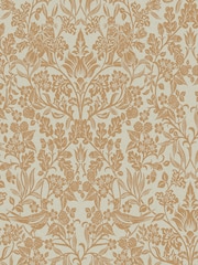 Graham & Brown Gold Hartley Damask 10M Wallpaper - Image 4 of 5