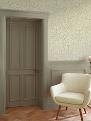 Graham & Brown Sage Hartley Damask 10M Wallpaper - Image 1 of 3