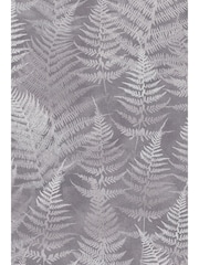 Clarissa Hulse Pewter Woodland Fern 10M Wallpaper - Image 2 of 3