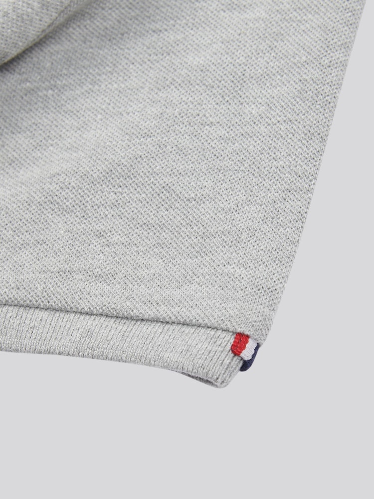 U.S. Polo Assn. Grey Double Horsemen Polo Shirt - Image 8 of 8 U.S. Polo Assn. Grey Double Horsemen Polo Shirt - Image 8 of 8