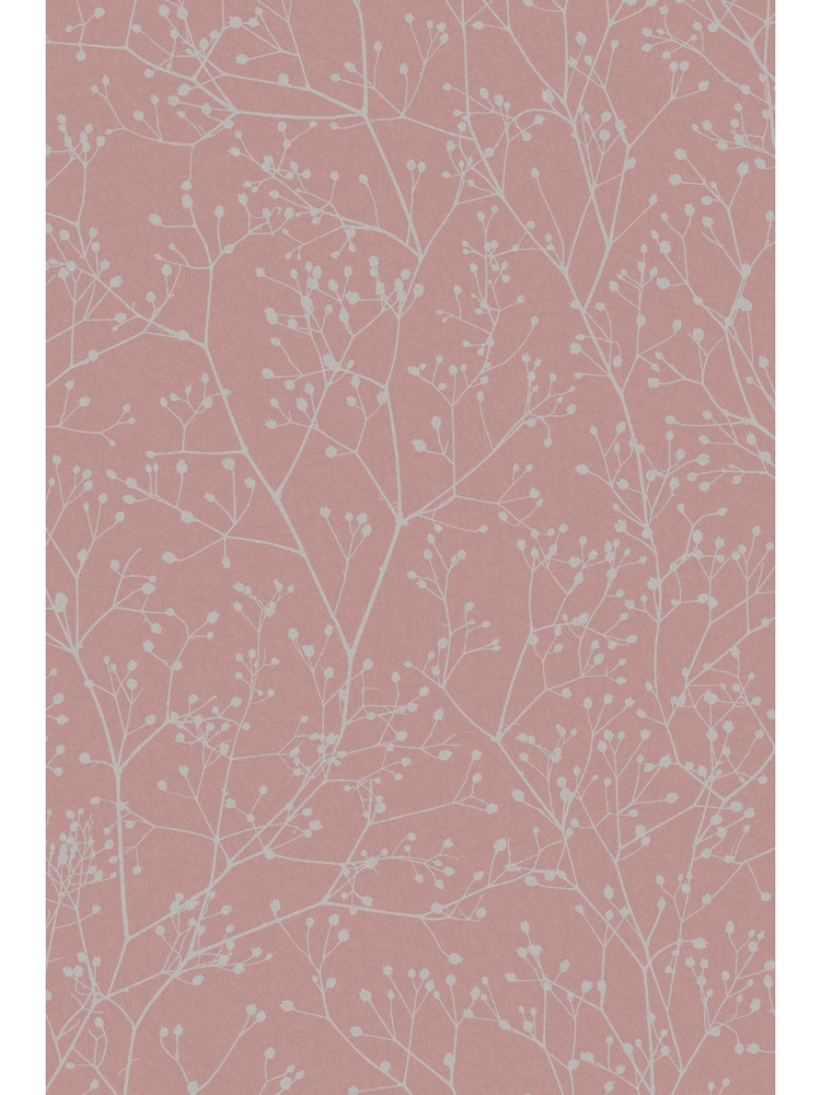 Clarissa Hulse Shell Rose Gold Gypsophila 10M Wallpaper - Image 2 of 4