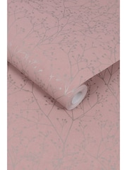 Clarissa Hulse Shell Rose Gold Gypsophila 10M Wallpaper - Image 3 of 4